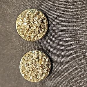 SARAH COVENTRY Vintage Silvertone Clip-on Earrings